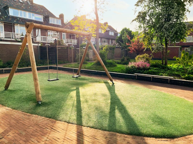 Wooden Swing Set Installation in Arvada, CO